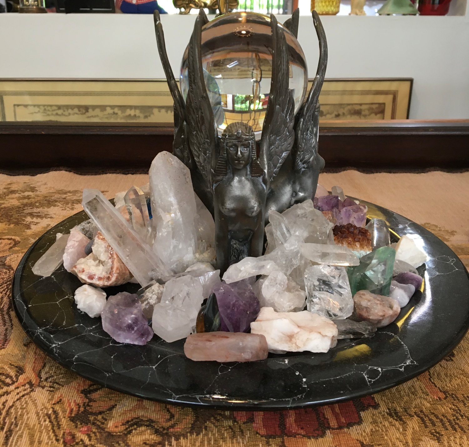 Fun Fact: Even though I own a crystal ball, I’ve not met my spirit guide, nor can I predict what Dharma and I will have for dinner.